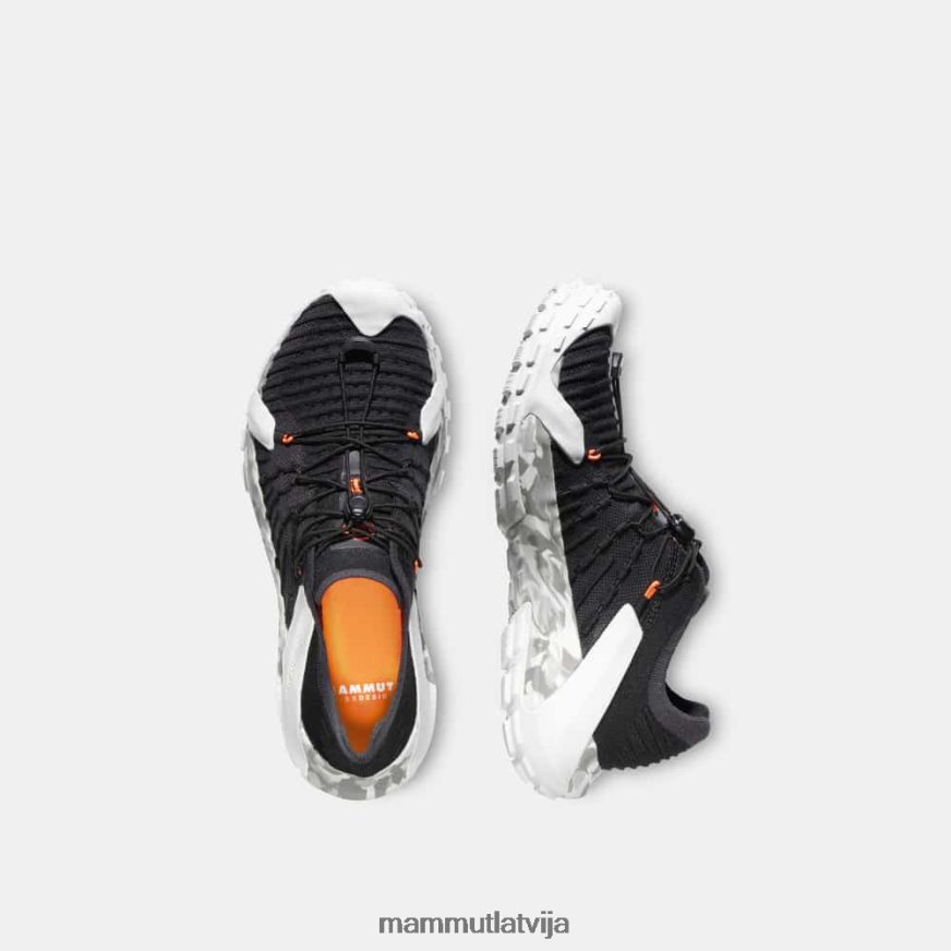 apavi Mammut Hueco adījums ii zems melni gaiši ledus pelēks sievietes 2TN48T1240