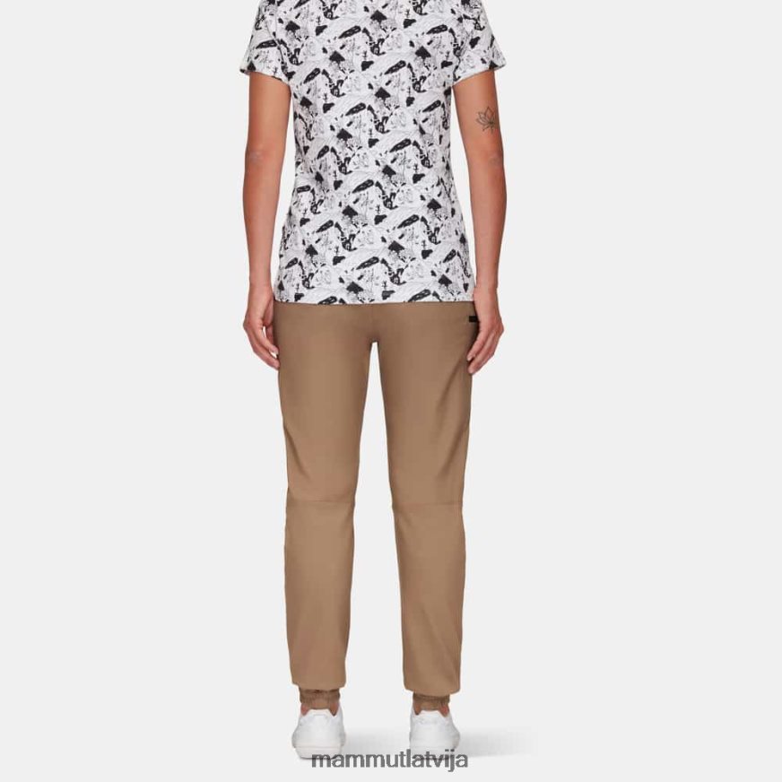 apģērbs Mammut Masone bikses tumšas smiltis sievietes 2TN48T127