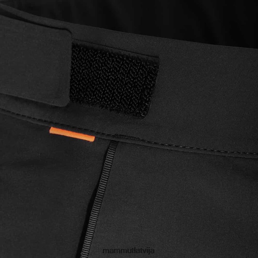 apģērbs Mammut brīvas bikses ar rāvējslēdzēju melns sievietes 2TN48T1117