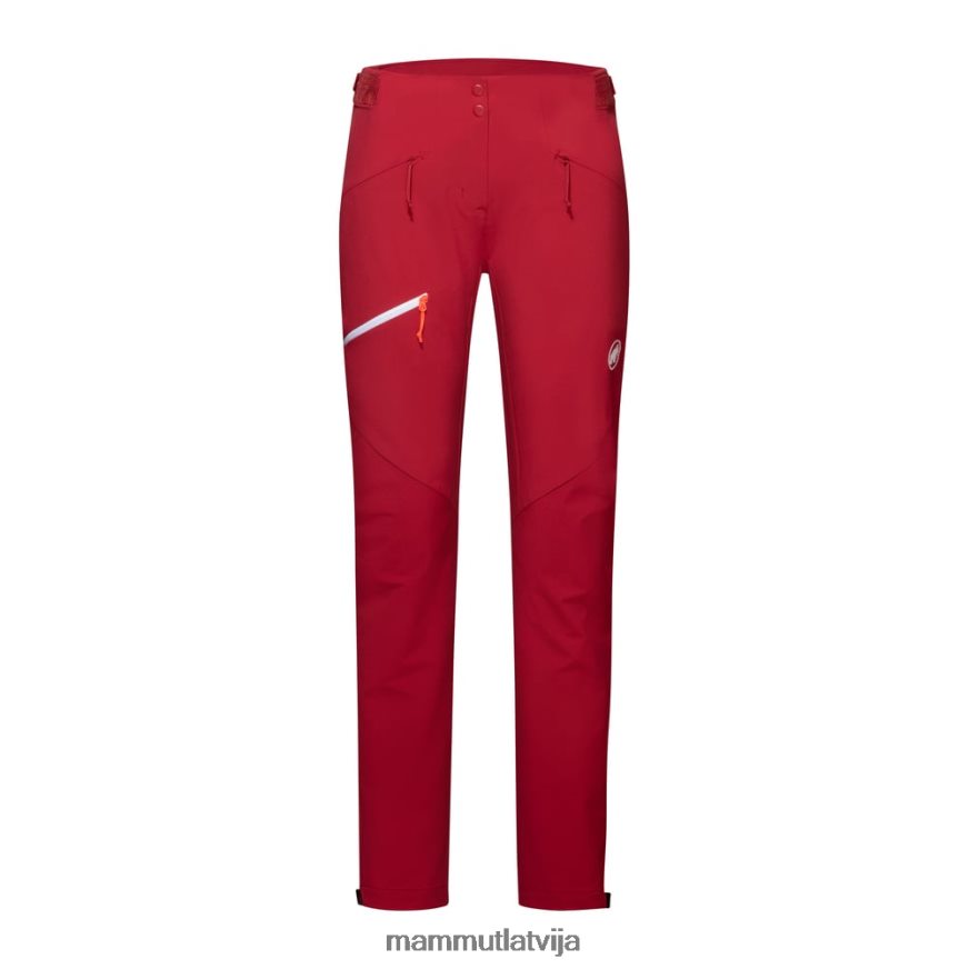 apģērbs Mammut courmayeur tik bikses asins sarkans sievietes 2TN48T1062