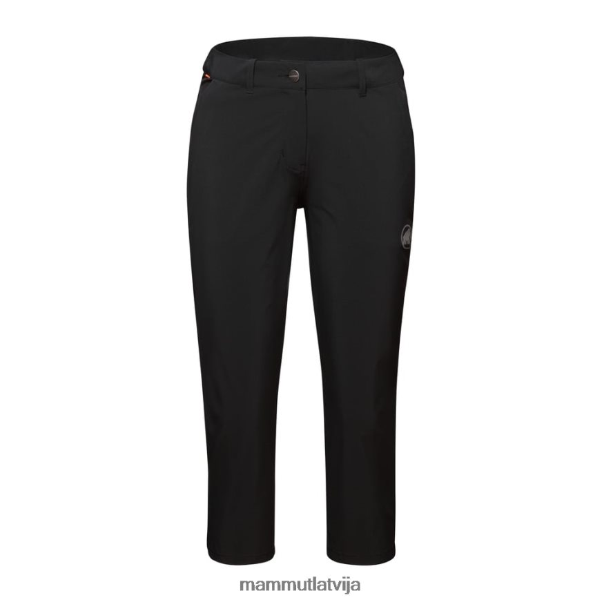 apģērbs Mammut runbold capri bikses melns sievietes 2TN48T118