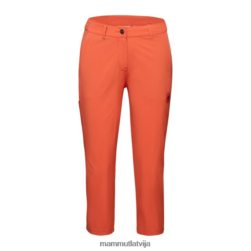 apģērbs Mammut runbold capri bikses terakota sievietes 2TN48T820