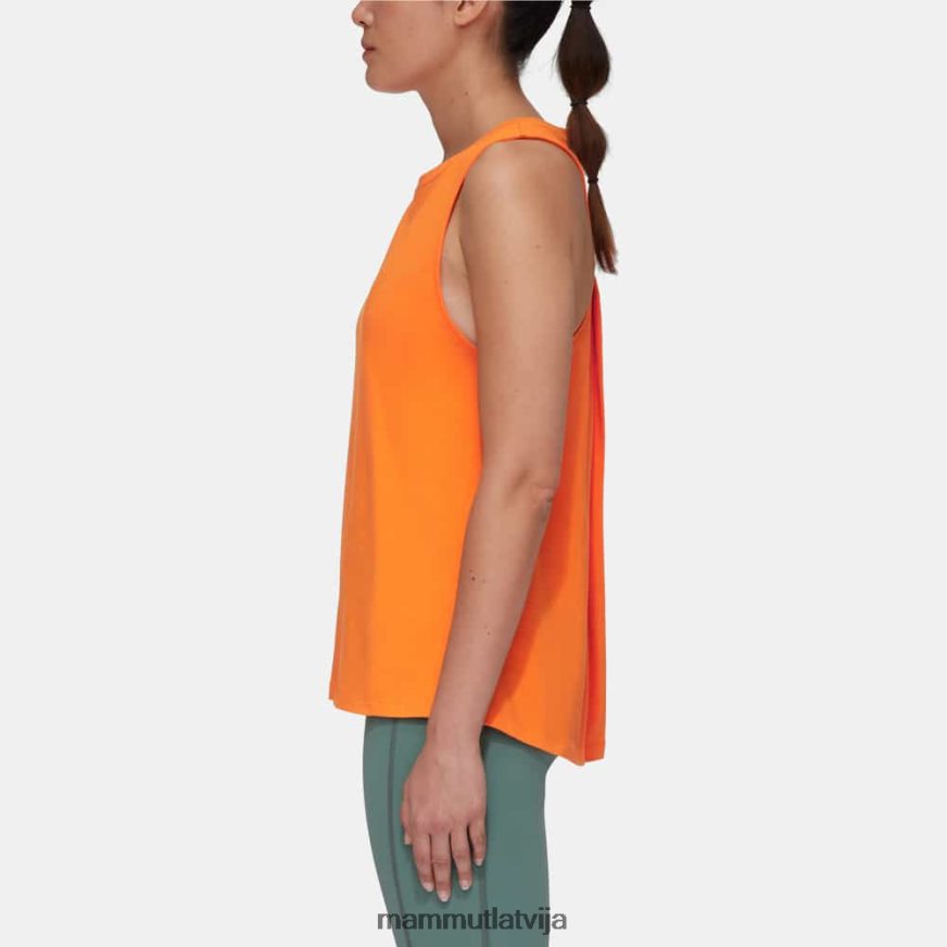 apģērbs Mammut massone tvertnes augšdaļas ielāps tumšais mandarīns sievietes 2TN48T154