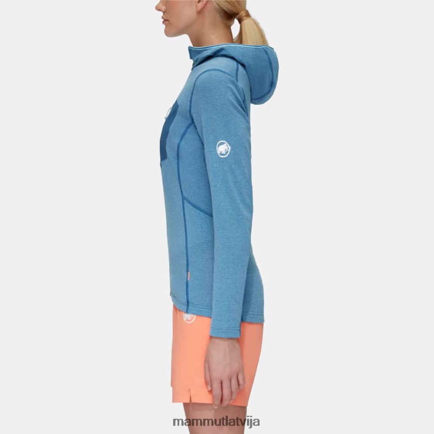 apģērbs Mammut aenergy light ml jaka ar kapuci vēss zili dziļš ledus sievietes 2TN48T932