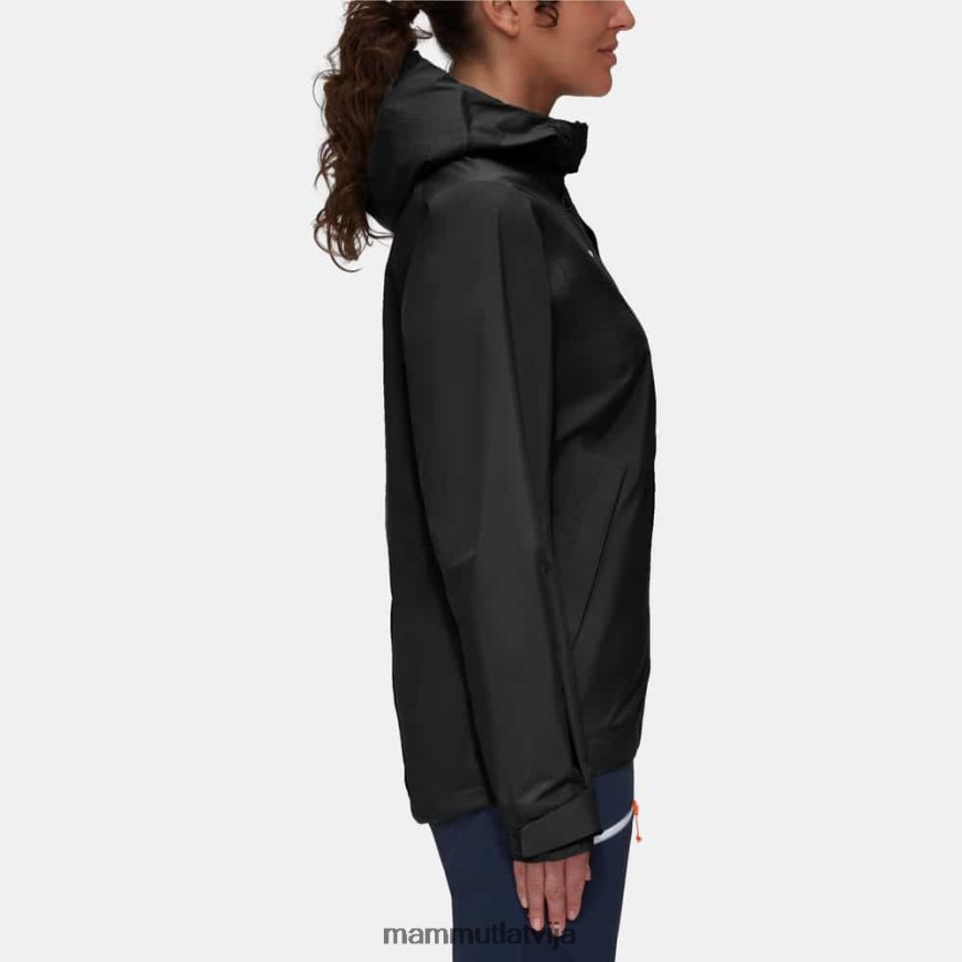 apģērbs Mammut alto hs jaka ar kapuci melns sievietes 2TN48T21