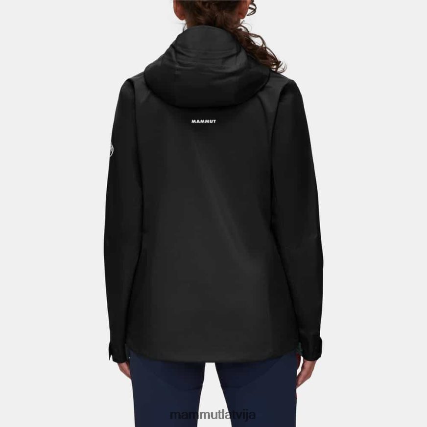 apģērbs Mammut alto hs jaka ar kapuci melns sievietes 2TN48T21