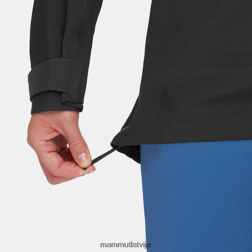 apģērbs Mammut krāteris iv hs jaka ar kapuci melns sievietes 2TN48T29