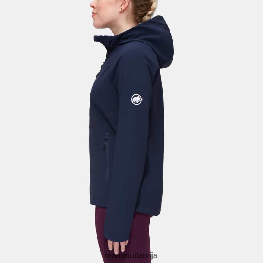 apģērbs Mammut maksimāls komforts tik jaka ar kapuci jūras sievietes 2TN48T665