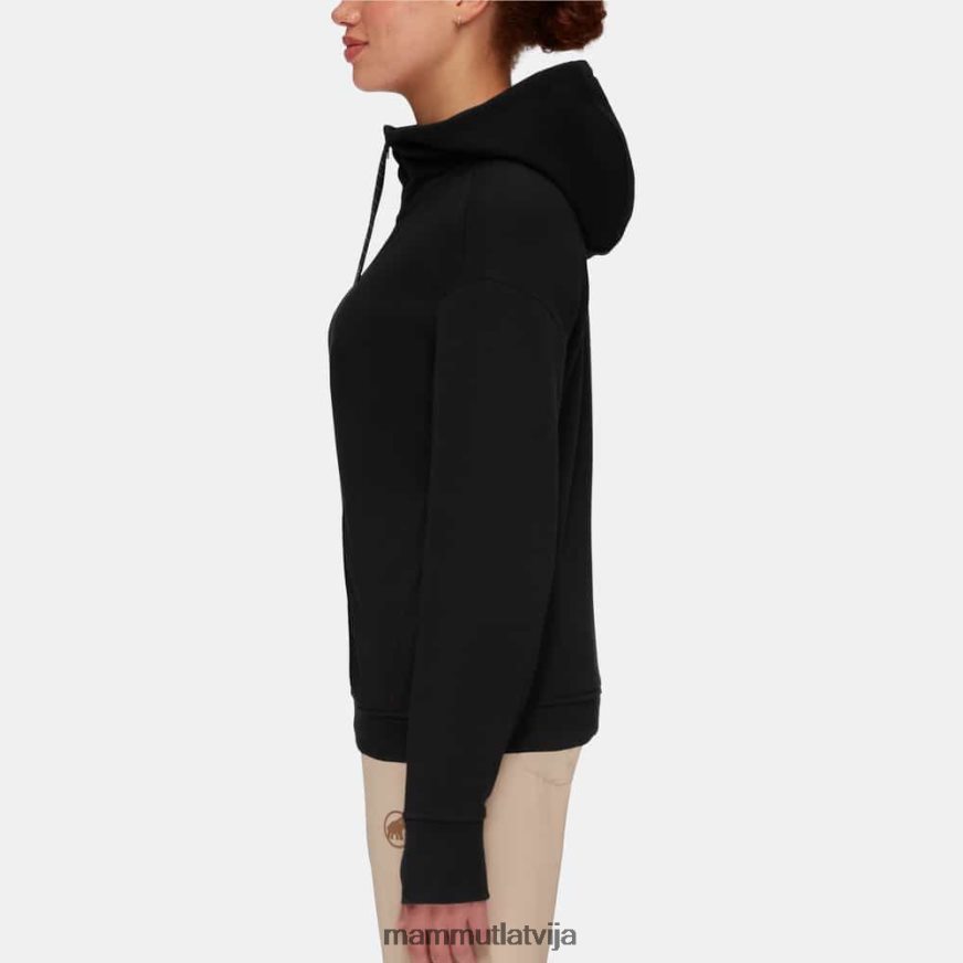 apģērbs Mammut ml jaka ar kapuci melns sievietes 2TN48T182