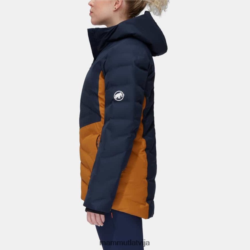 apģērbs Mammut photics ski hs termo jaka ar kapuci gepards-jūras sievietes 2TN48T23