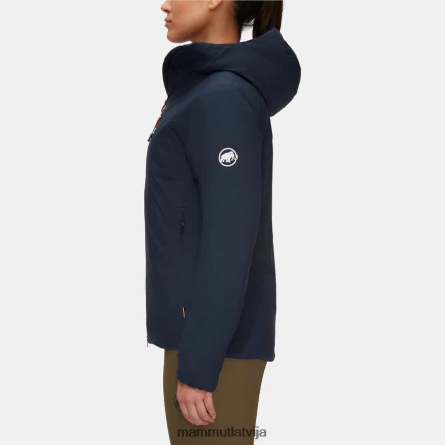 apģērbs Mammut rime elastīgā jakā ar kapuci jūras-melns sievietes 2TN48T753