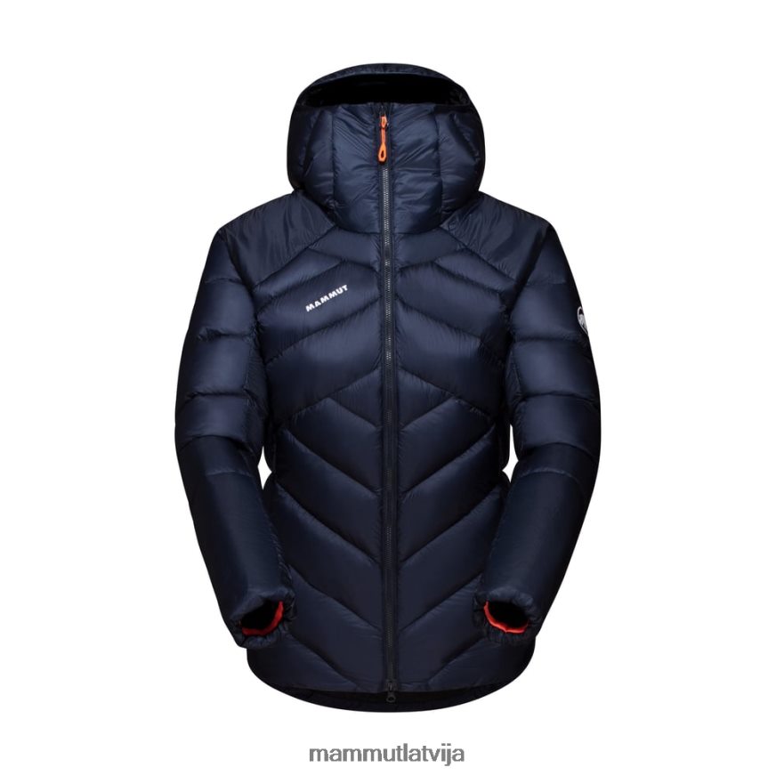 apģērbs Mammut taiss jakā ar kapuci jūras-melns sievietes 2TN48T690