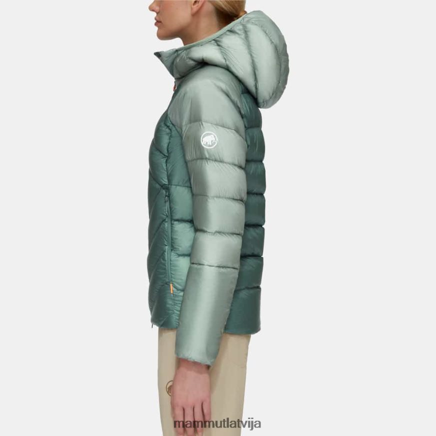 apģērbs Mammut taiss jakā ar kapuci tumšs nefrīts sievietes 2TN48T32