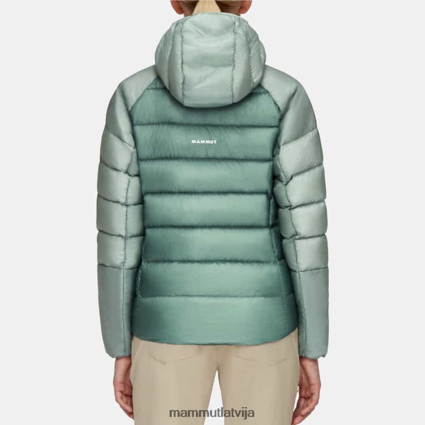 apģērbs Mammut taiss jakā ar kapuci tumšs nefrīts sievietes 2TN48T32