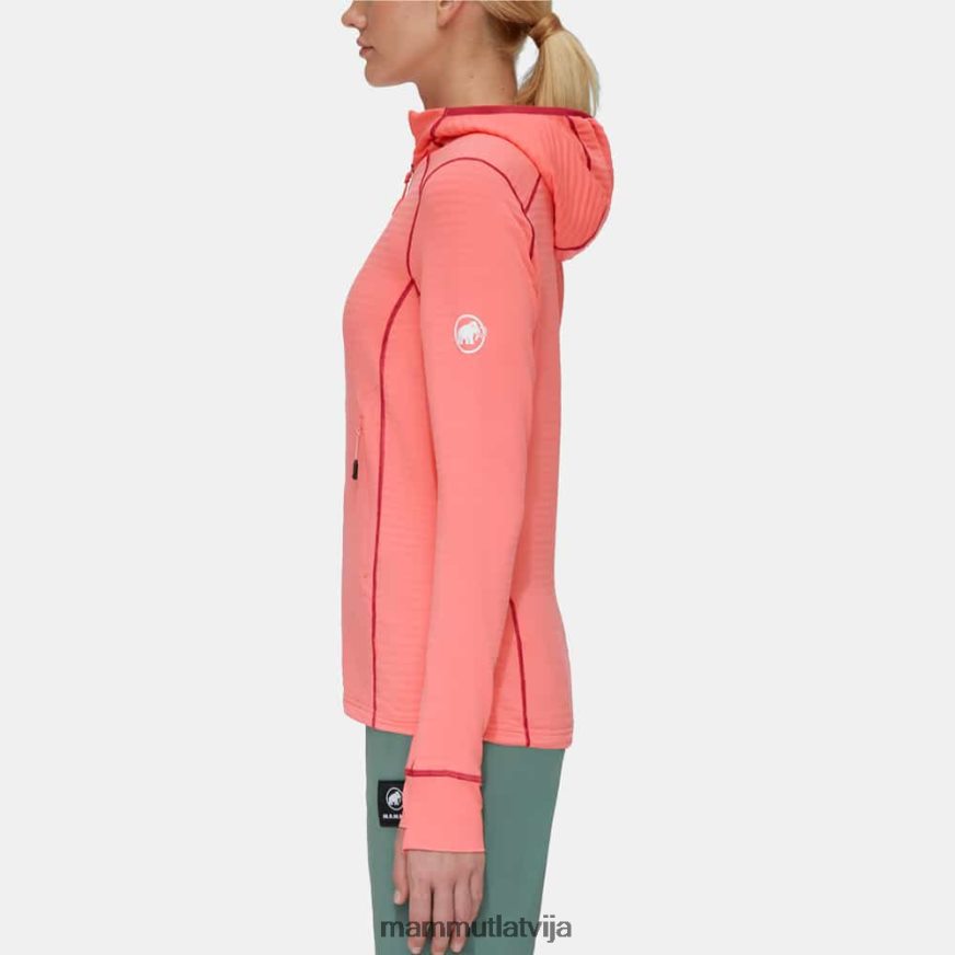 apģērbs Mammut taiss light ml jaka ar kapuci lasis-terakota sievietes 2TN48T195