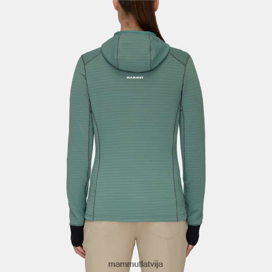 apģērbs Mammut taiss light ml jaka ar kapuci tumši nefrīta-melna sievietes 2TN48T986