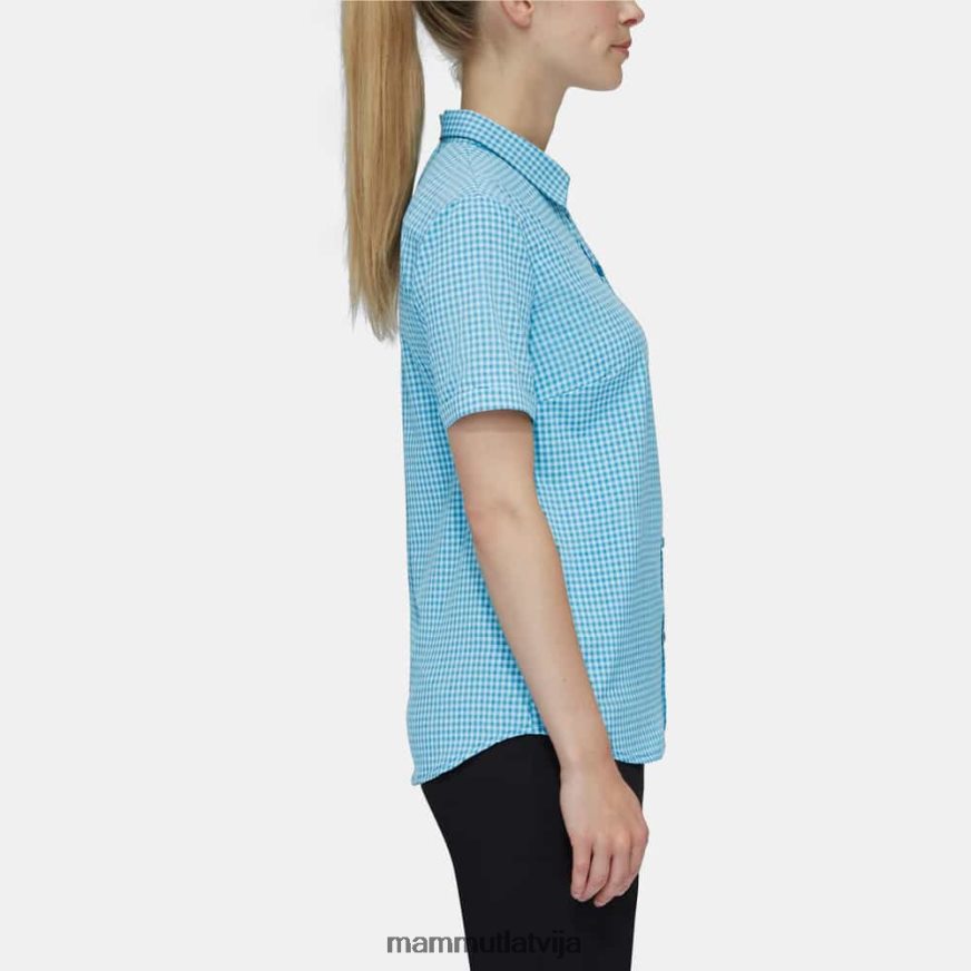 apģērbs Mammut aada krekls dziļi ledus-vēsi zils sievietes 2TN48T795