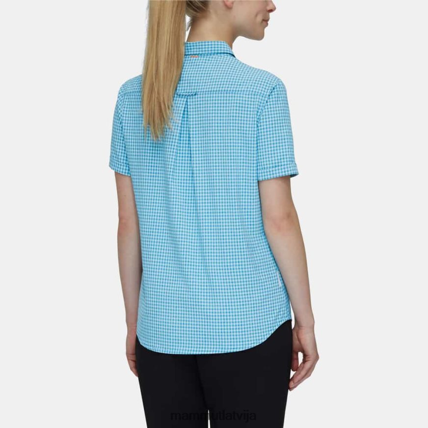 apģērbs Mammut aada krekls dziļi ledus-vēsi zils sievietes 2TN48T795