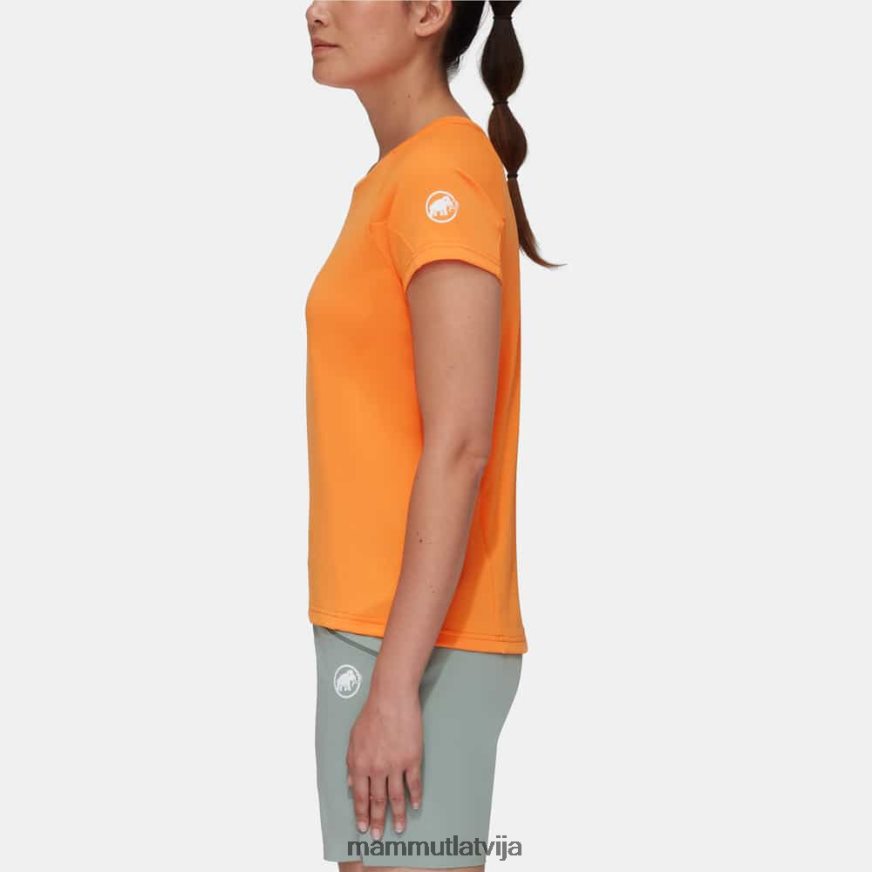 apģērbs Mammut aegility fl t-krekls mandarīns sievietes 2TN48T1074