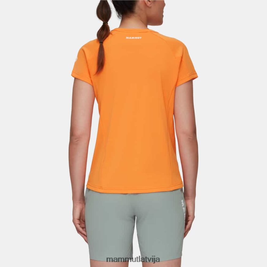 apģērbs Mammut aegility fl t-krekls mandarīns sievietes 2TN48T1074