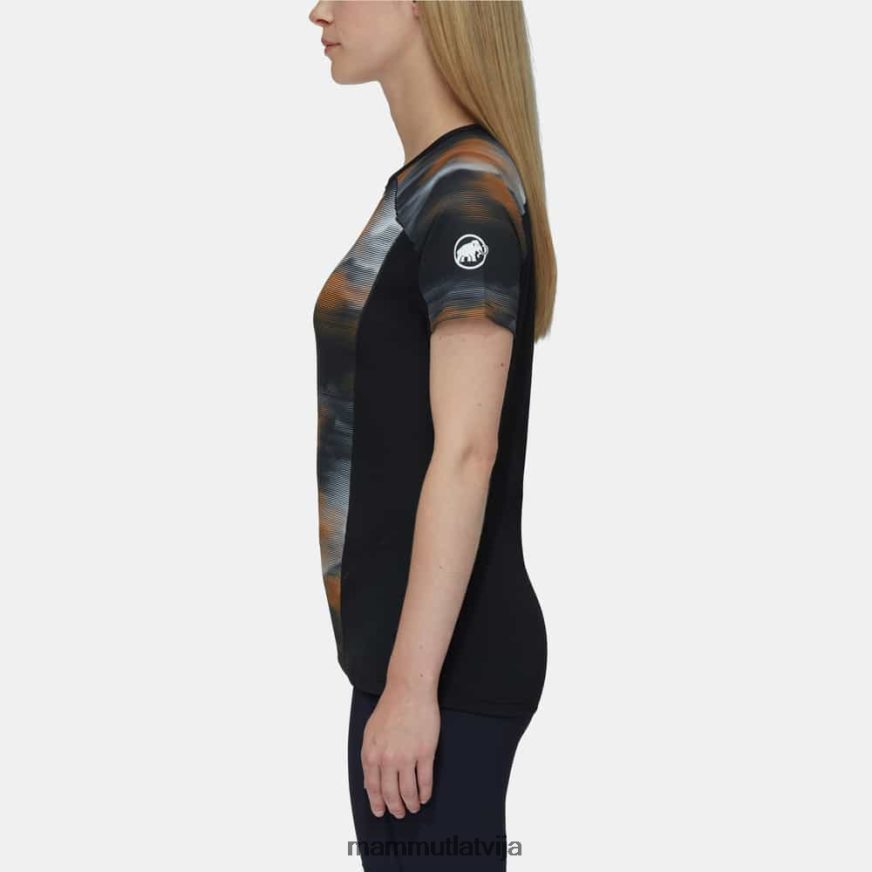 apģērbs Mammut aenergy fl t-krekls gaismas fader melns sievietes 2TN48T105