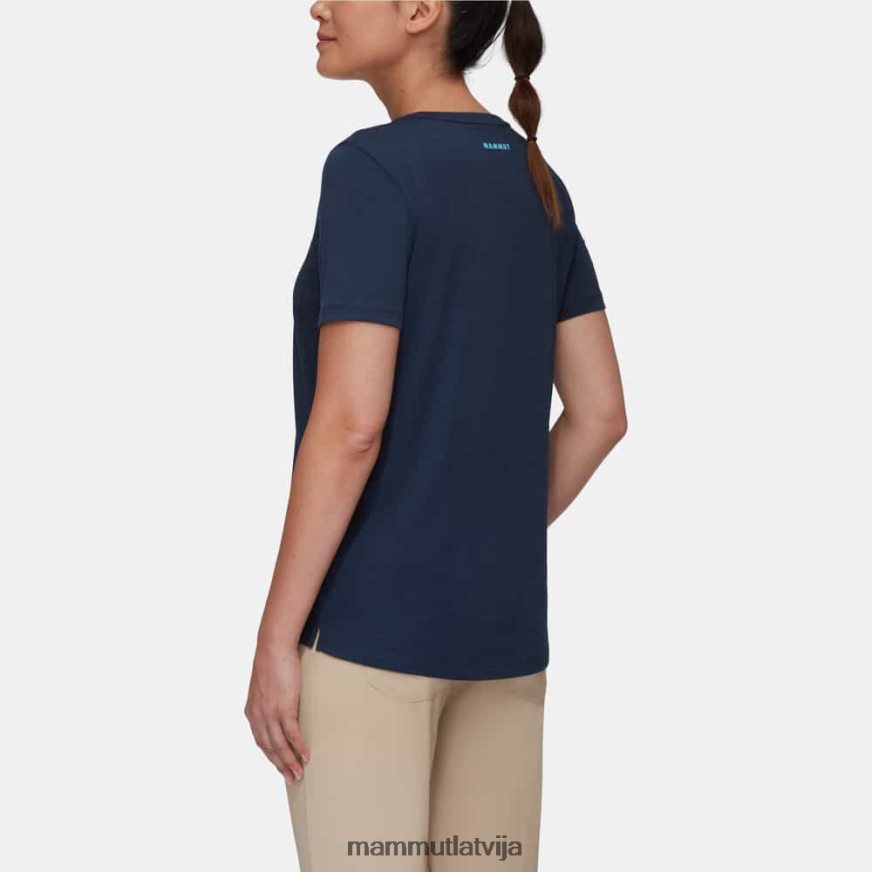 apģērbs Mammut galvenā t-krekla emblēma jūras sievietes 2TN48T899