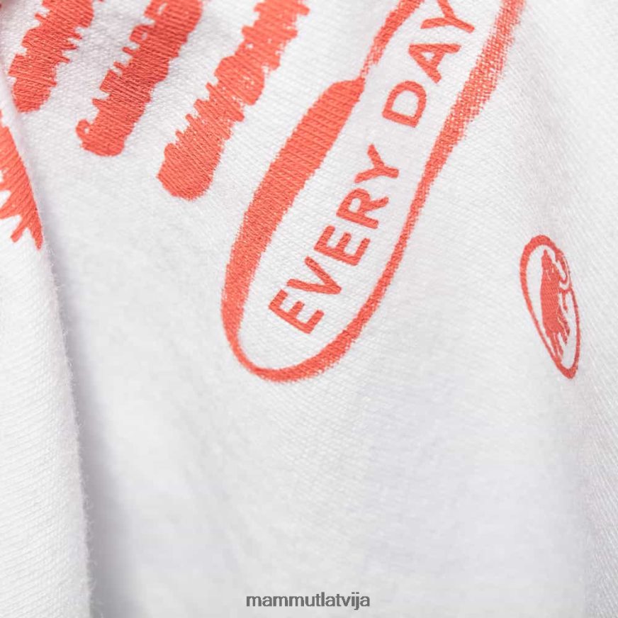apģērbs Mammut galvenais t-krekls katru dienu balts sievietes 2TN48T1098