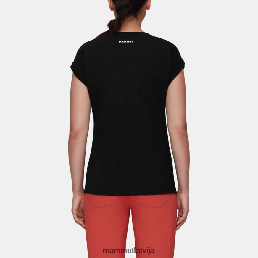 apģērbs Mammut kalnu t-krekls eiger melns sievietes 2TN48T151