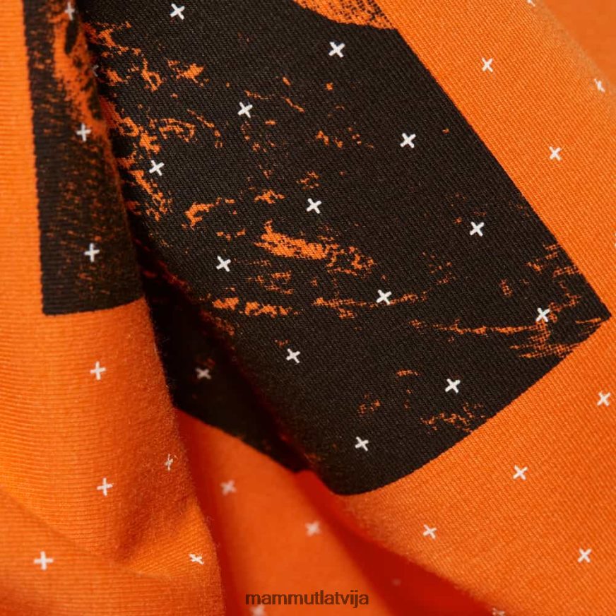 apģērbs Mammut kalnu t-krekls eiger tumšais mandarīns sievietes 2TN48T893