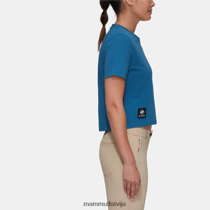 apģērbs Mammut massone t-krekls apgriezts ielāps dziļš ledus sievietes 2TN48T978