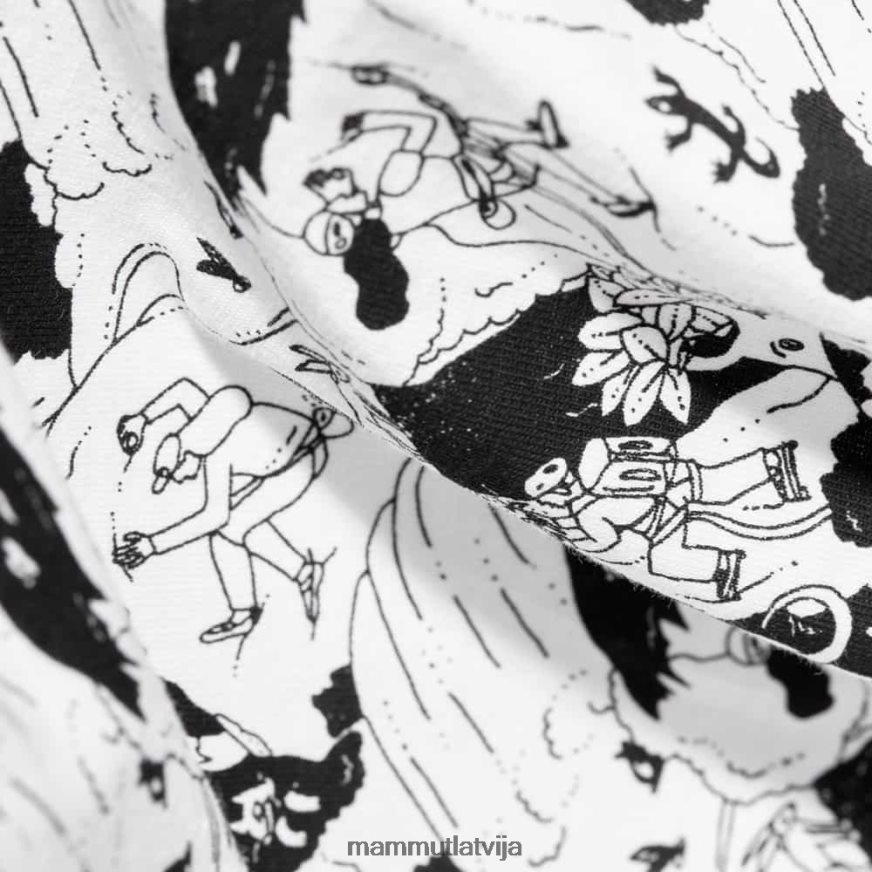 apģērbs Mammut massone t-kreklu kāpšanas aina balts melns sievietes 2TN48T257