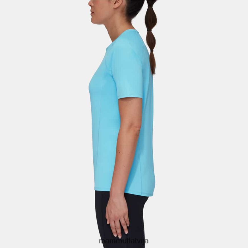 apģērbs Mammut selun fl t-krekla logotips forši zils sievietes 2TN48T887
