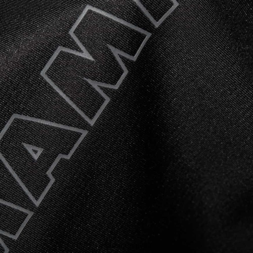 apģērbs Mammut selun fl t-krekla logotips melns sievietes 2TN48T149