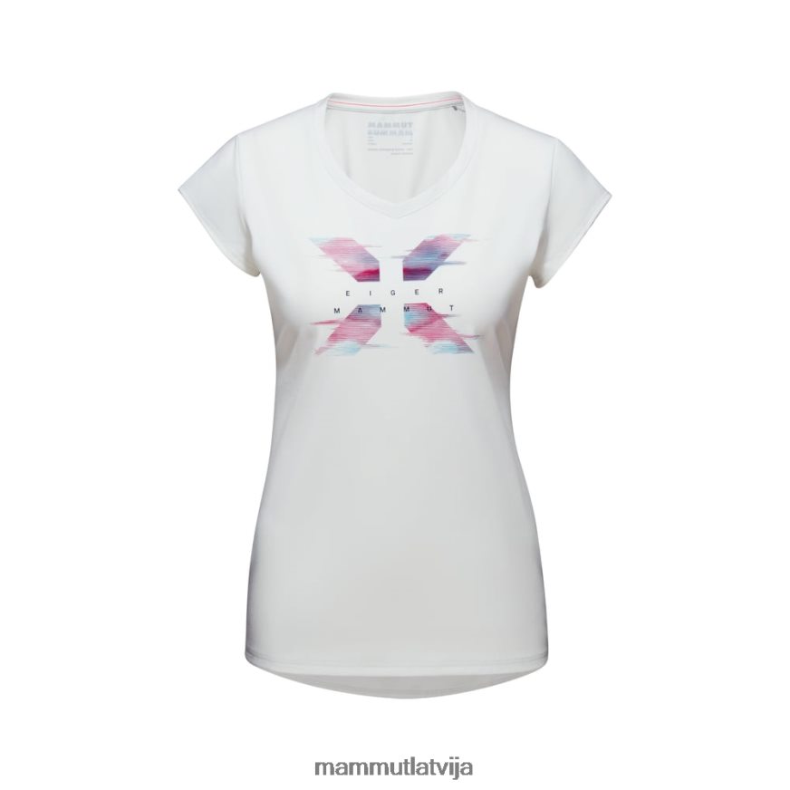 apģērbs Mammut trovat t-krekls gaismas fader gandrīz balts sievietes 2TN48T248