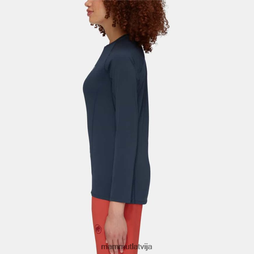 apģērbs Mammut selun fl longsleeve logo jūras sievietes 2TN48T868