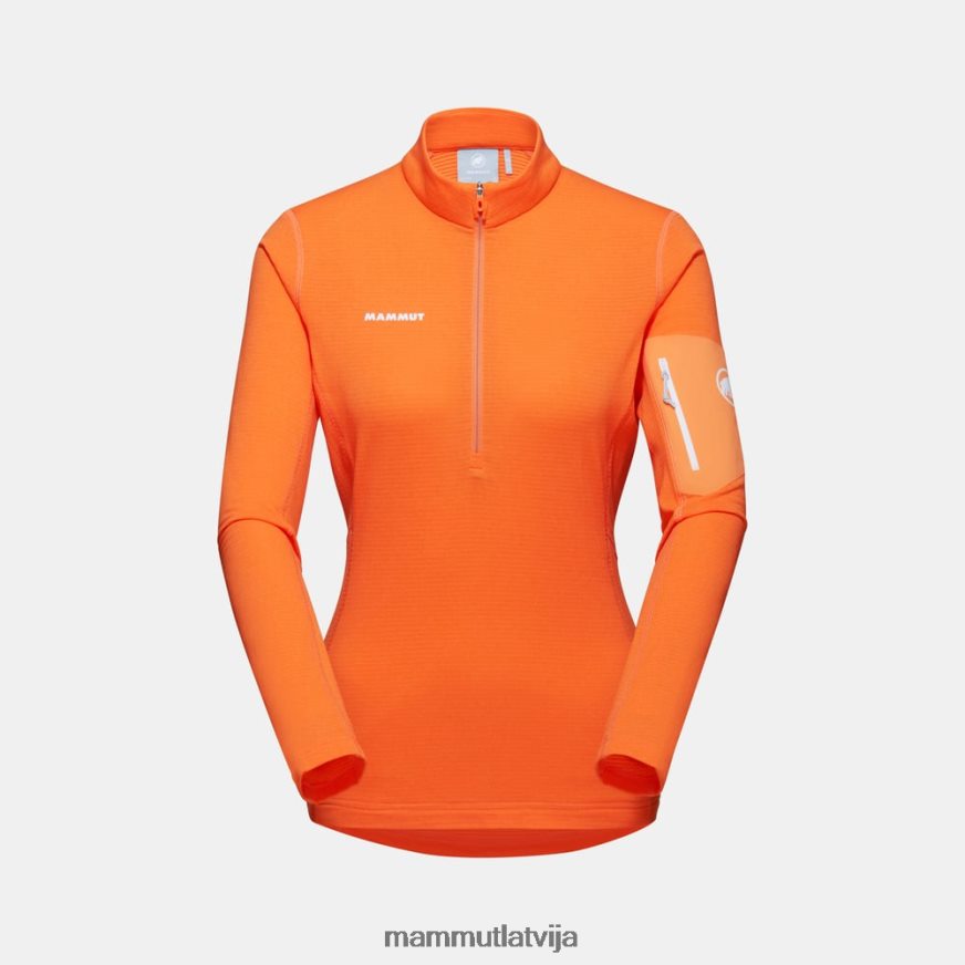apģērbs Mammut aenergy light ml puse rāvējslēdzēja pull mandarīns sievietes 2TN48T934