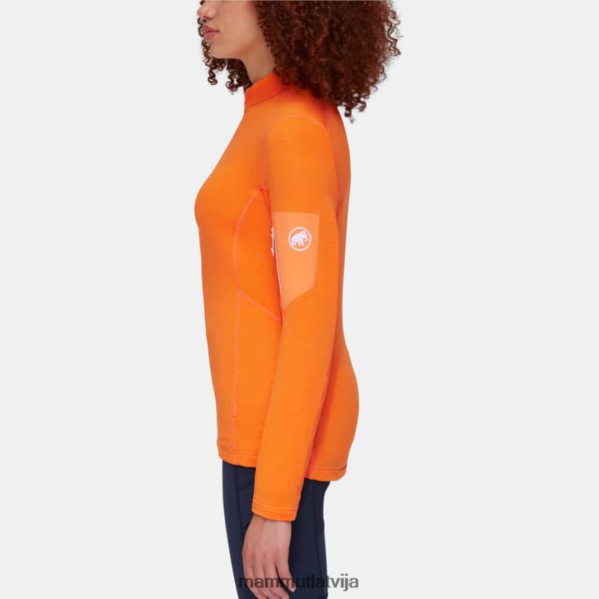 apģērbs Mammut aenergy light ml puse rāvējslēdzēja pull mandarīns sievietes 2TN48T934