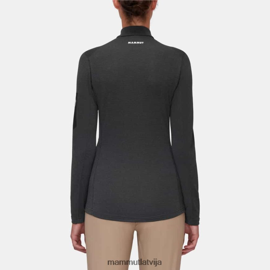apģērbs Mammut aenergy light ml puse rāvējslēdzēja pull melns-fantoms sievietes 2TN48T933