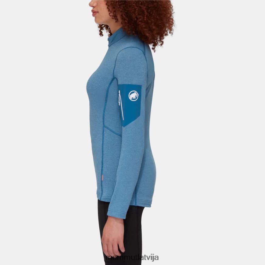 apģērbs Mammut aenergy light ml puse rāvējslēdzēja pull vēss zili dziļš ledus sievietes 2TN48T936