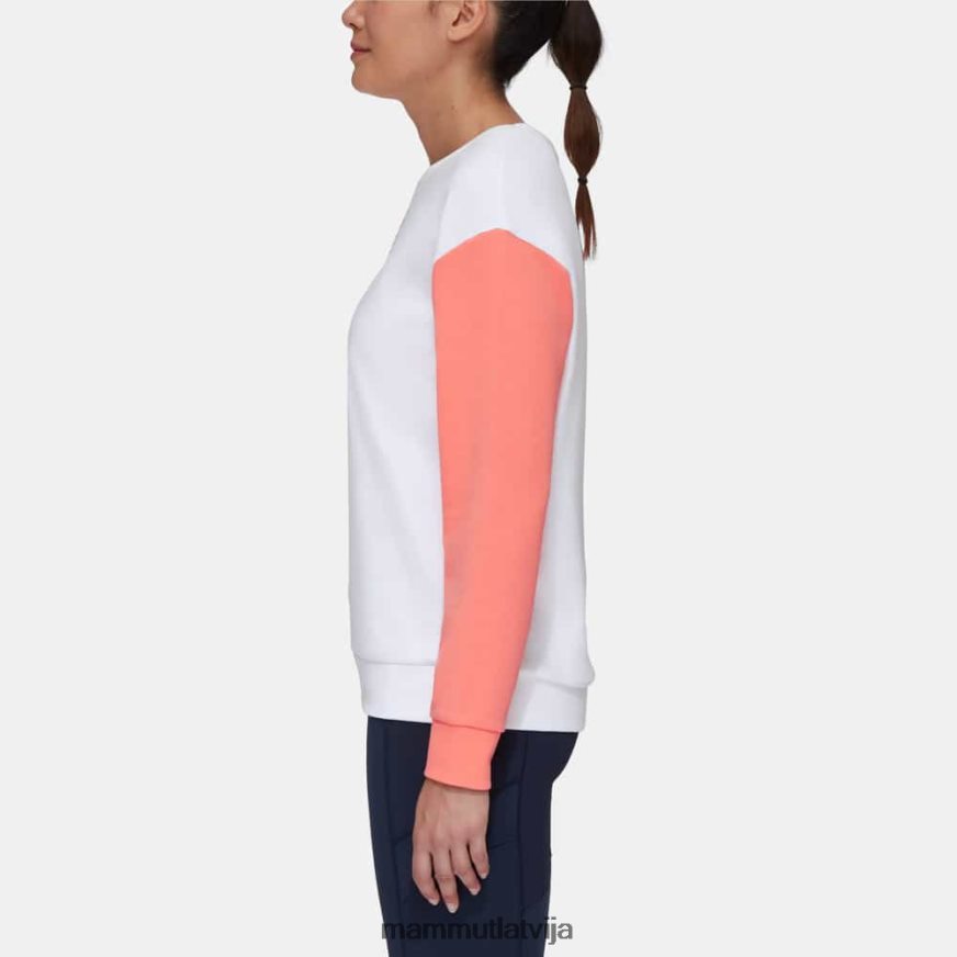 apģērbs Mammut core ml apkalpes kakla katru dienu baltais lasis sievietes 2TN48T244