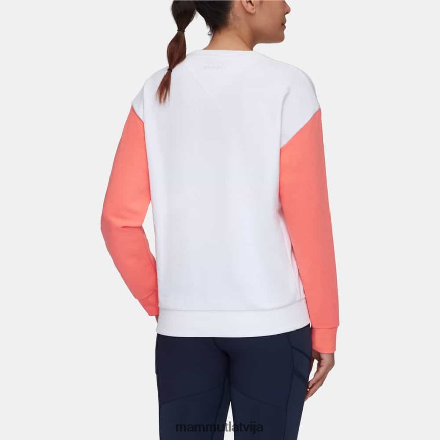 apģērbs Mammut core ml apkalpes kakla katru dienu baltais lasis sievietes 2TN48T244