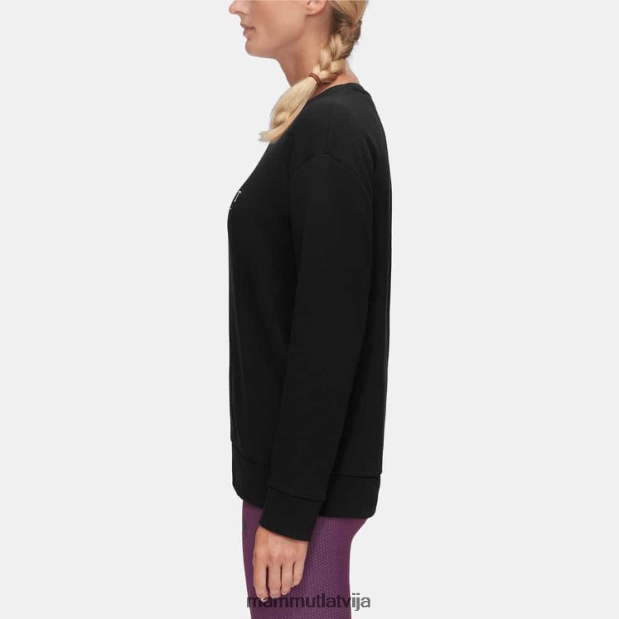 apģērbs Mammut core ml apkalpes kakla logotips melns sievietes 2TN48T1033