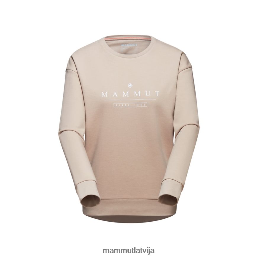 apģērbs Mammut core ml apkalpes kakla logotips savanna sievietes 2TN48T1035