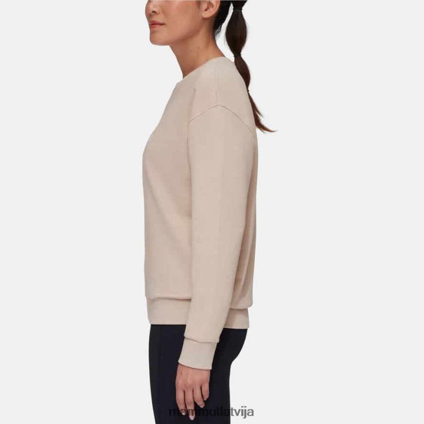 apģērbs Mammut core ml apkalpes kakla logotips savanna sievietes 2TN48T1035