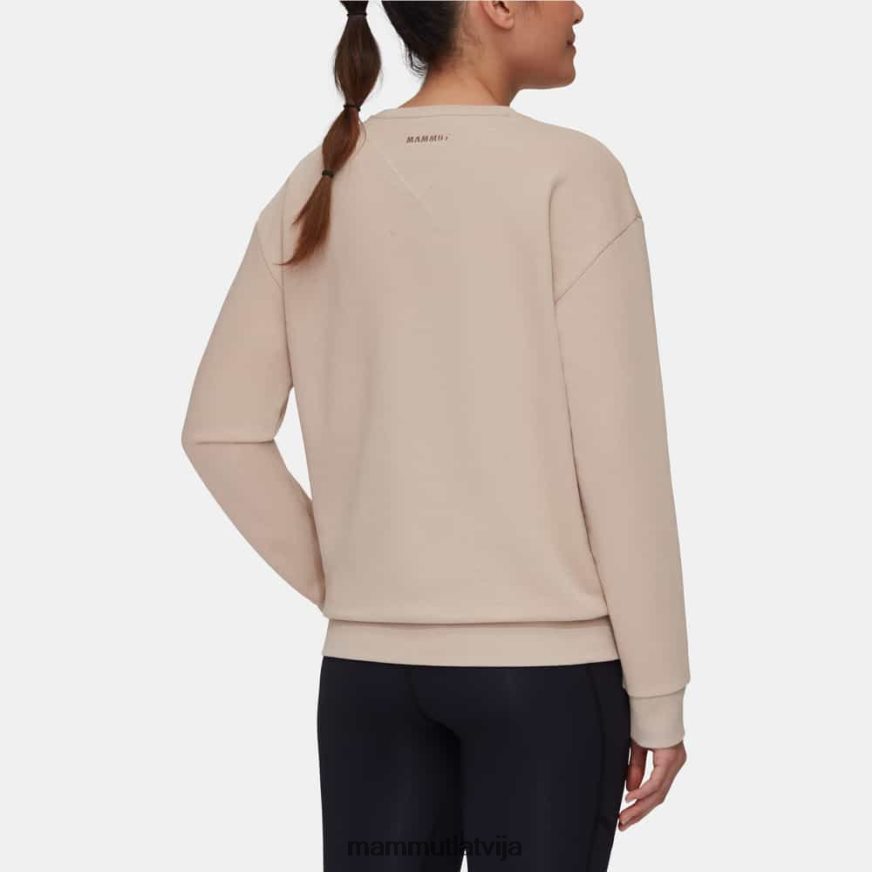 apģērbs Mammut core ml apkalpes kakla logotips savanna sievietes 2TN48T1035