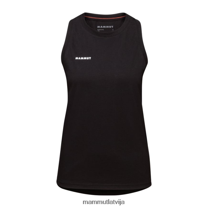 apģērbs Mammut galvenais top logotips melns sievietes 2TN48T957
