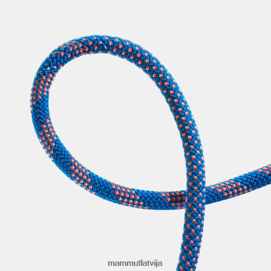 iekārtas Mammut 9,5 klinšu klasiskā virve karību zili balts unisex 2TN48T1312
