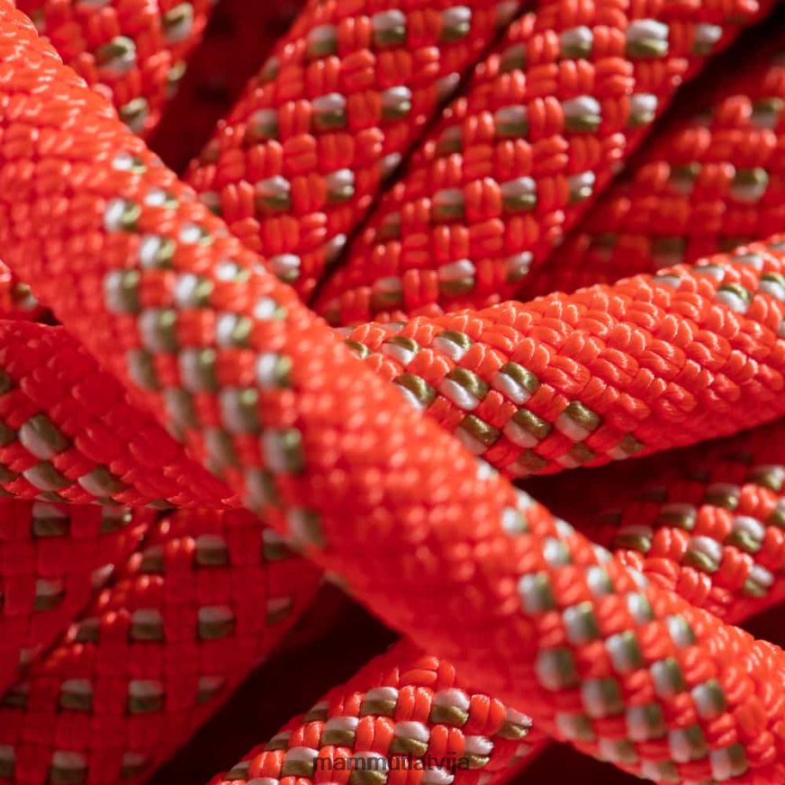 iekārtas Mammut 9,8 klinšu klasiskā virve koši oranži balts unisex 2TN48T1413