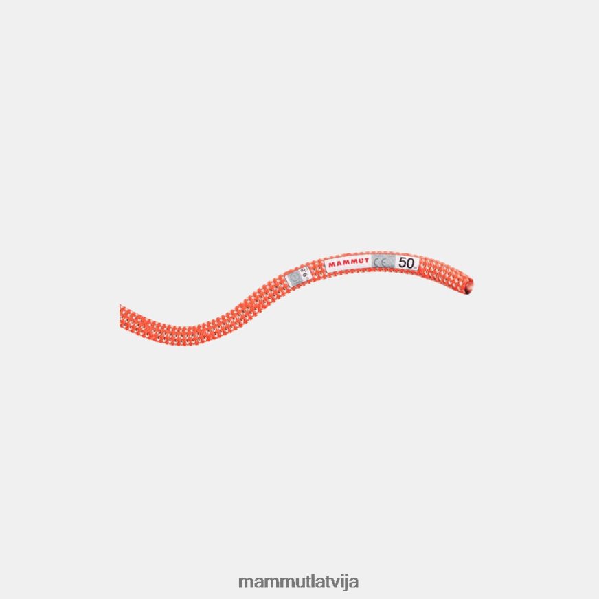 iekārtas Mammut 9,8 klinšu klasiskā virve oranži balts unisex 2TN48T506