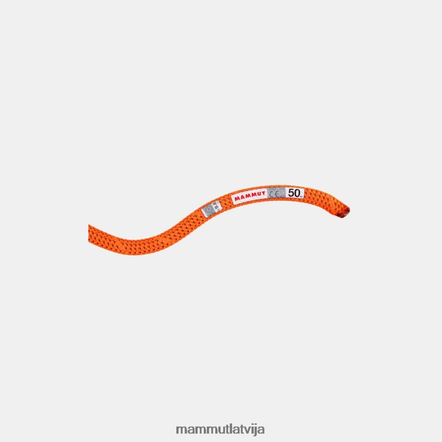 iekārtas Mammut 9,8 klinšu sausa virve drošības apelsīns-boa unisex 2TN48T490